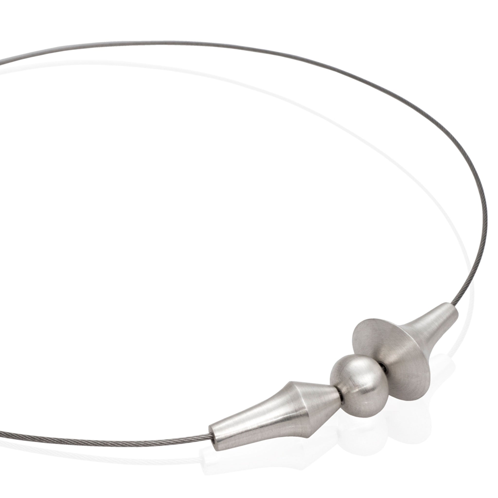 Dije secuencia Noguchi guaya en plata