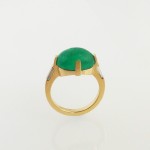 Cabochon emerald ring | Anillo de cabuchon e esmeralda