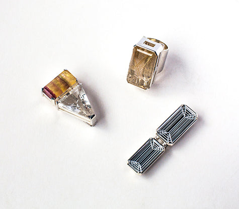 Rings with stones - Mariana Shuk