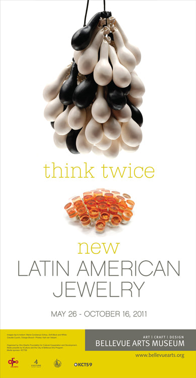 Mariana Shuk at the exhibition New Latin American Jewelry at Bellevue Arts Museum, Seattle