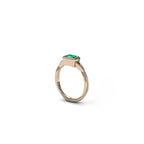 ANILLOS ENTRELAZADOS CON ESMERALDA