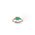 ANILLOS ENTRELAZADOS CON ESMERALDA