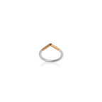 ANILLOS PUNTA DE PLATA Y ORO