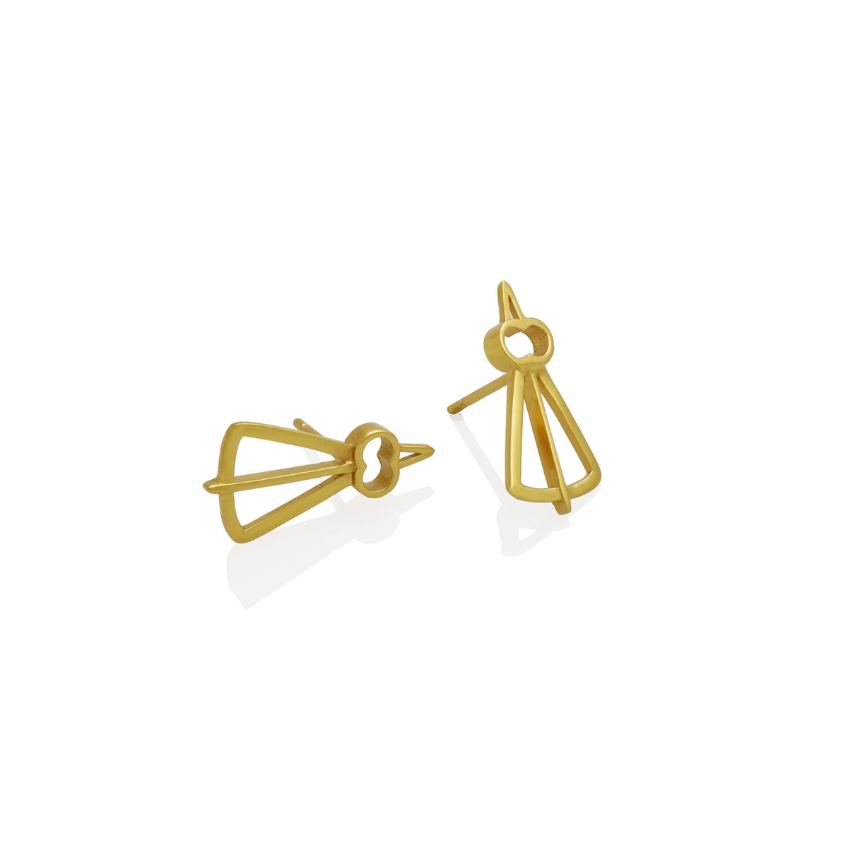 Aretes con diseño de patos con inspiración precolombina