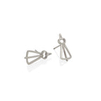 Mirrored Ducks Brooch in Sterling Silver