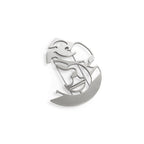 BROCHE COMPLEJO FLW en plata 0.925 de la colección Ornamentos FLW, joyería de autor hecha a mano en Colombia por Mariana Shuk.