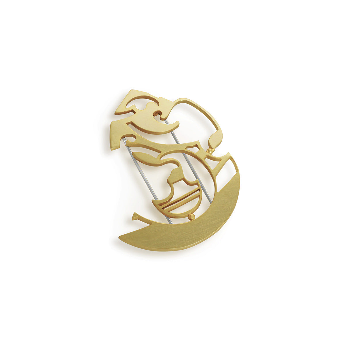 COMPLEX FLW BROOCH
