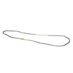 Green Sapphire Sequence Necklace in Gold Vermeil