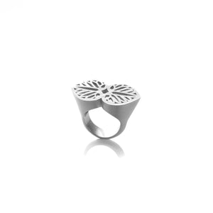 DOUBLE LEAF RING | ANILLO DOBLE HOJA