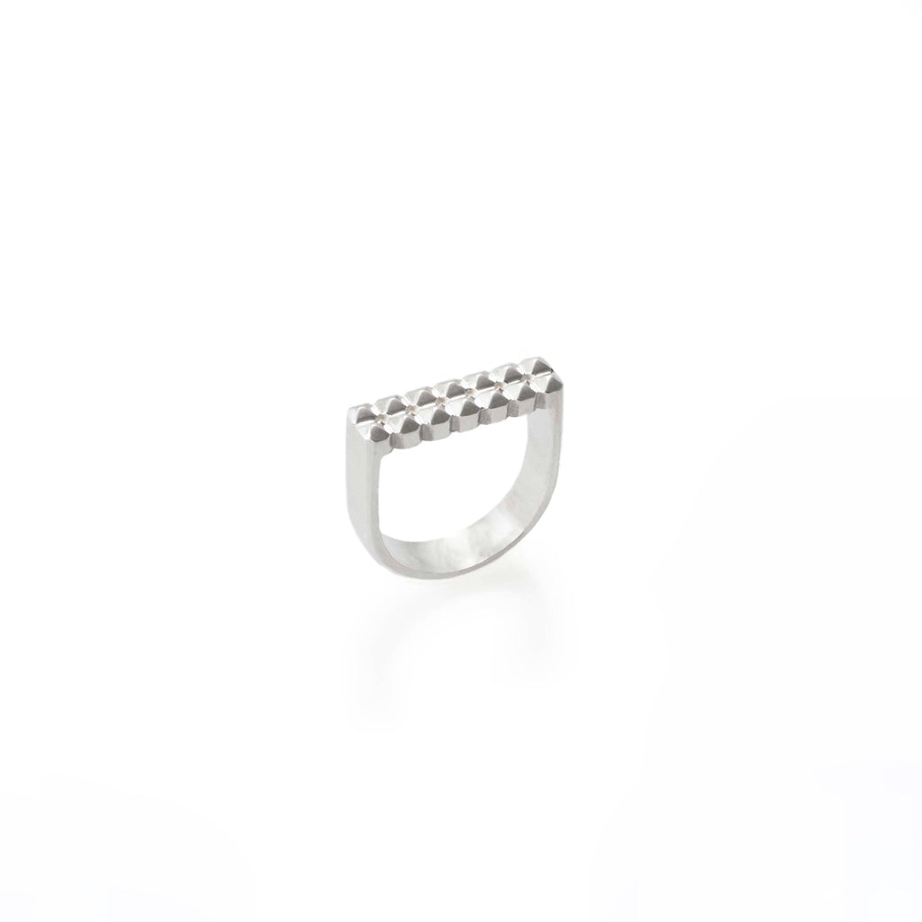 STUDS RING DOUBLE | ANILLO TACHES DOBLE