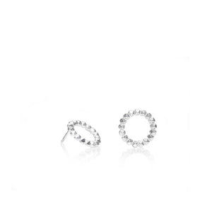ROUND STUDS EARRINGS 15mm | ARETES CIRCULO TACHES 15mm