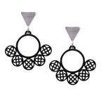 Aretes nariguera precolombina GR en acrílico