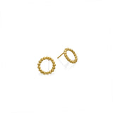 ROUND STUDS EARRINGS 15mm | ARETES CIRCULO TACHES 15mm